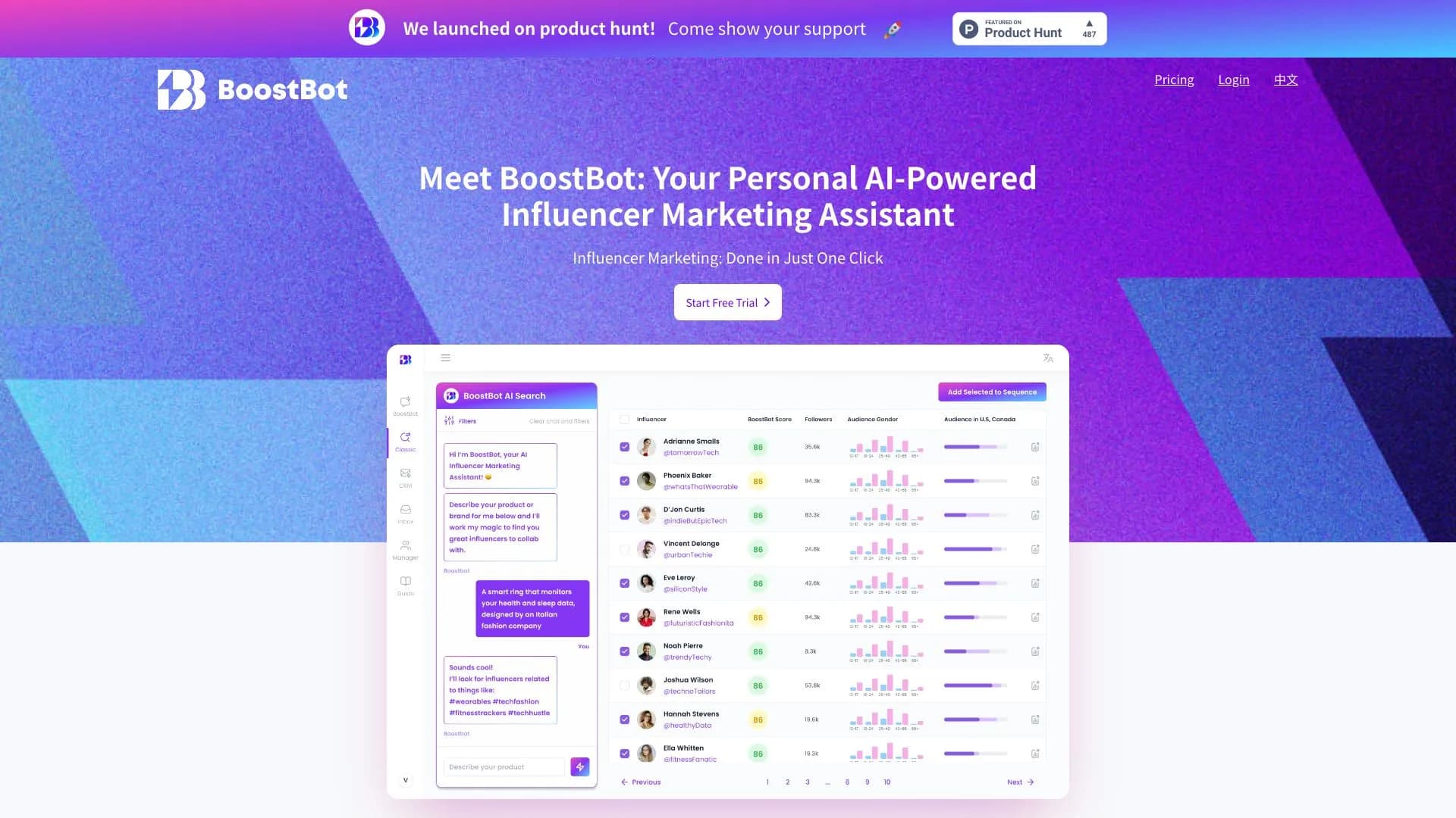 BoostBot - Influencer Marketing AI Agent