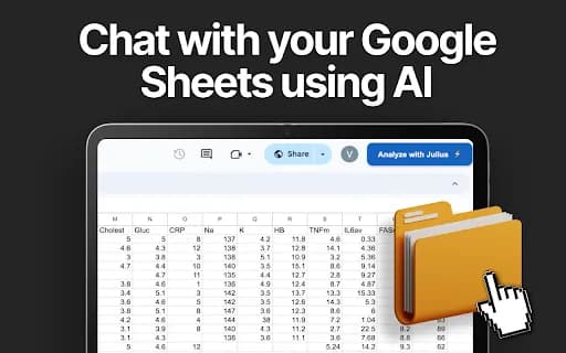 Julius AI - Analyze Google Sheets with ChatGPT