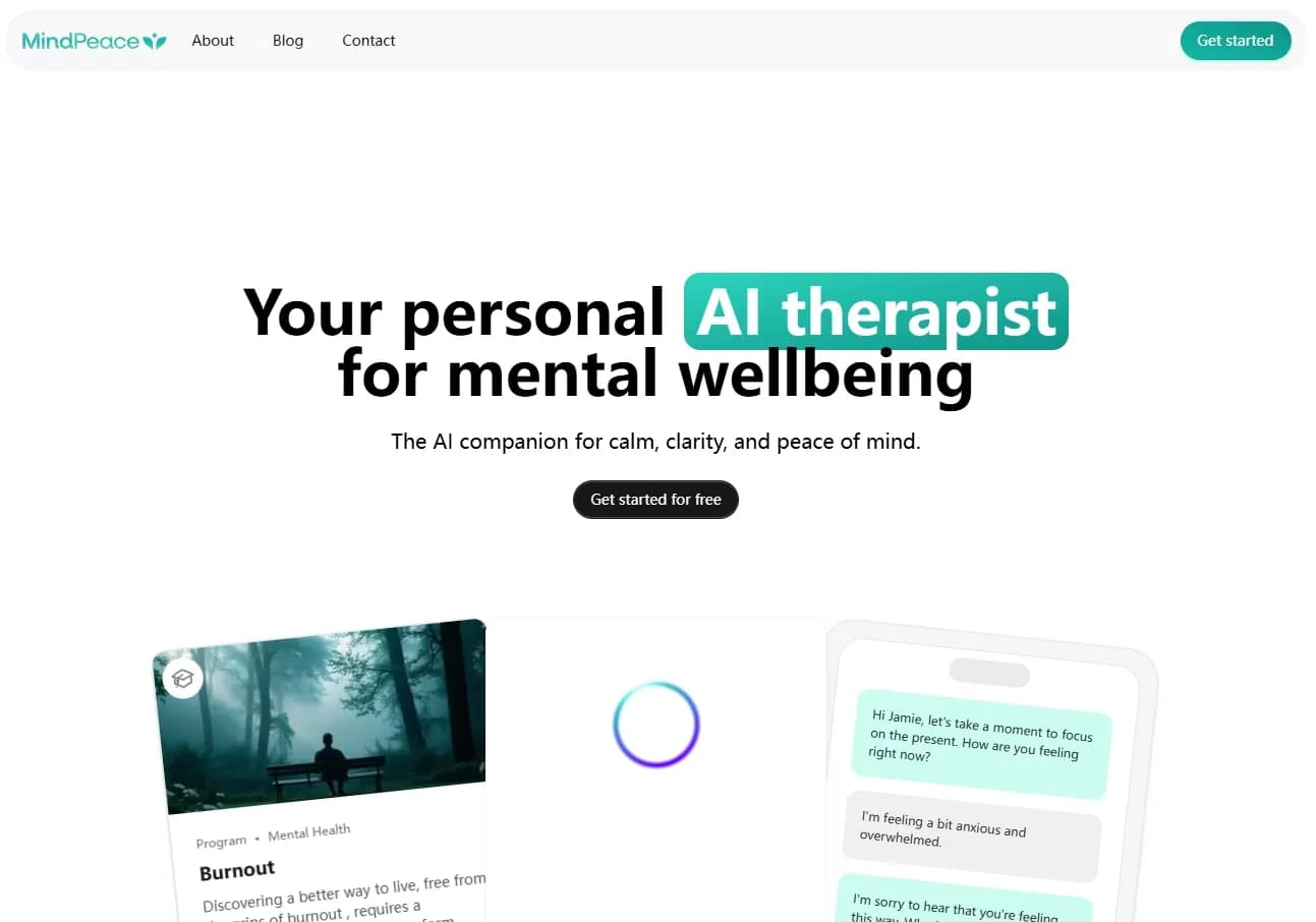 MindPeace AI Therapist