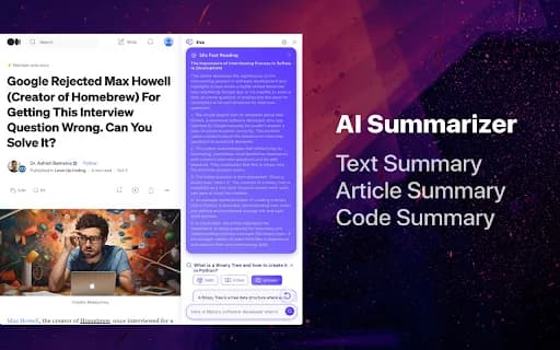 Eva AI Web Reading Assitant