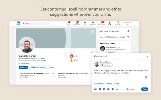 Zoho BluePencil: Free Grammar & Spell Checker