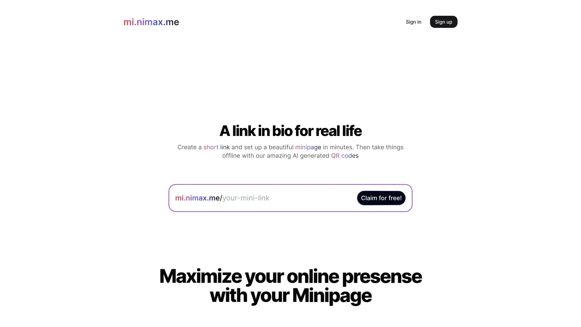 minimaxme