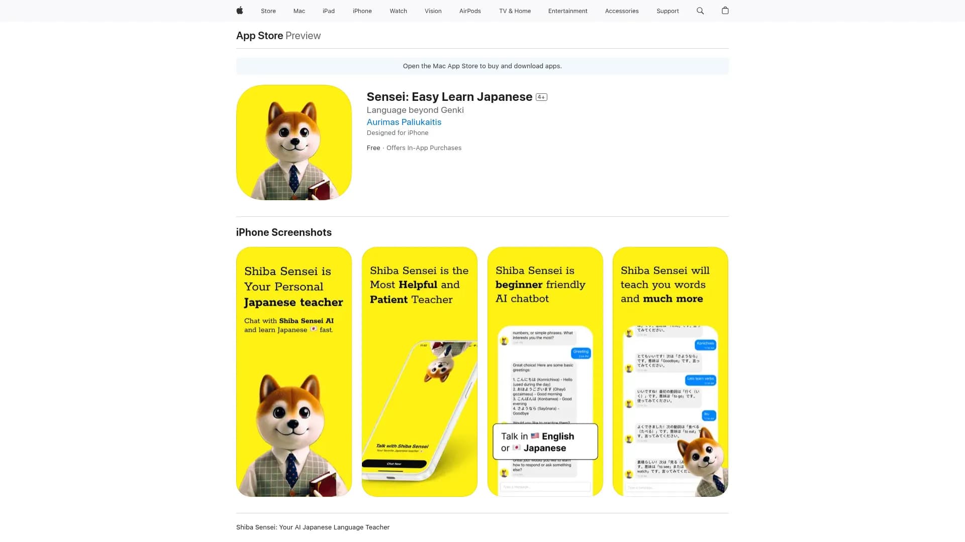 Shiba Sensei: Learn Japanese with AI