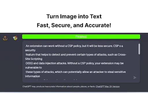 Image to Text for ChatGPT